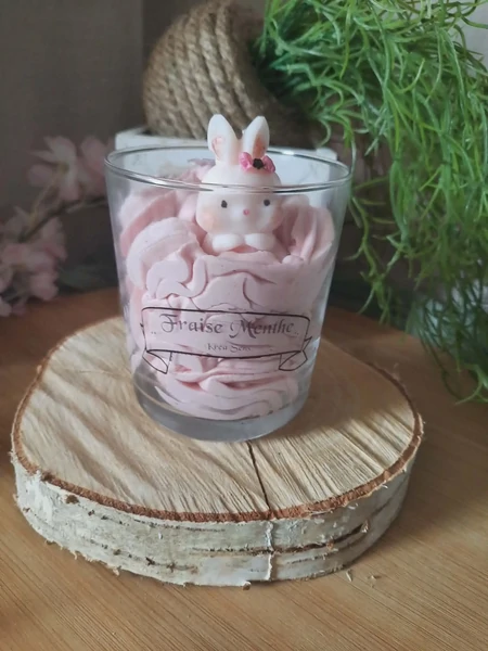 Bougie Fraise menthe douce
