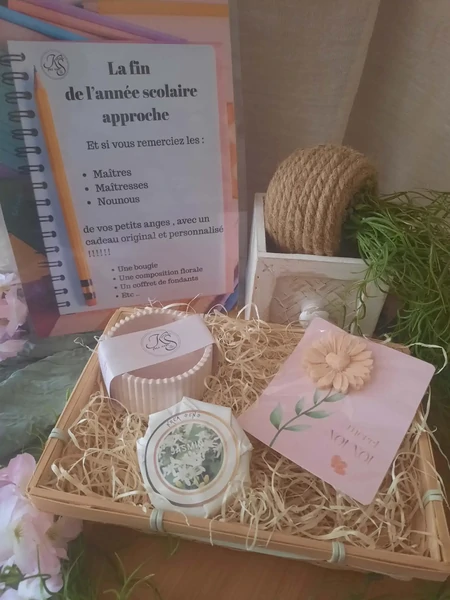 Panier garni remerciement fin d'année scolaire 