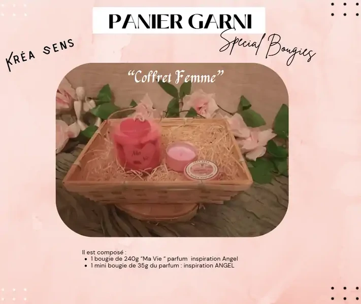 Panier garni de bougie n°14
